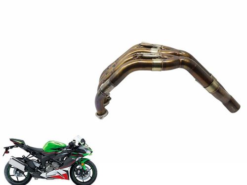 Curva Escapamento 4x1 Kawasaki Zx 6 Zx6 19-24 Usad