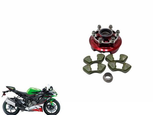 Flange Suporte Coroa Kawasaki Zx 6 Zx6 19-24 Usad