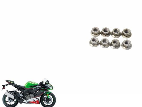 Porca Escap 8mm Kawasaki Zx 6 Zx6 19-24 Usad