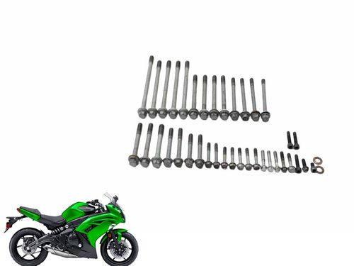 Kit Prisioneiros Cabeçote Kawasaki Ninja 650 R 11-12 Usad