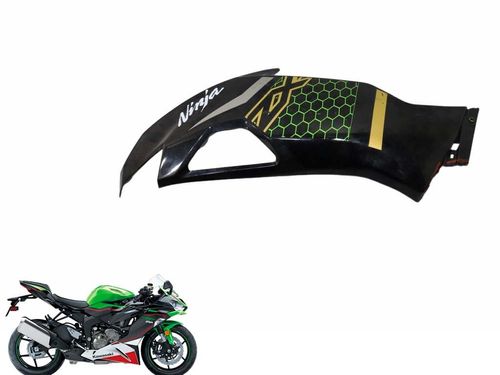 Carenagem Lateral Esquerda Kawasaki Zx 6 19-24 Usad