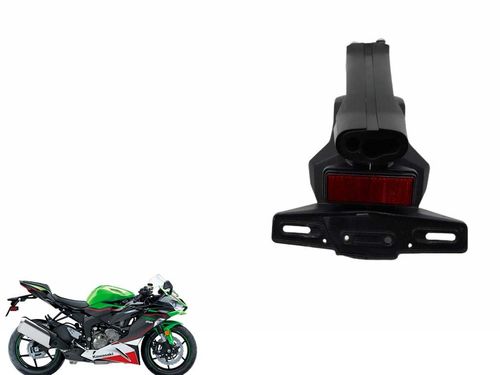 Para-lama Traseiro Sup/placa Kawasaki Zx 6 19-24 Usad