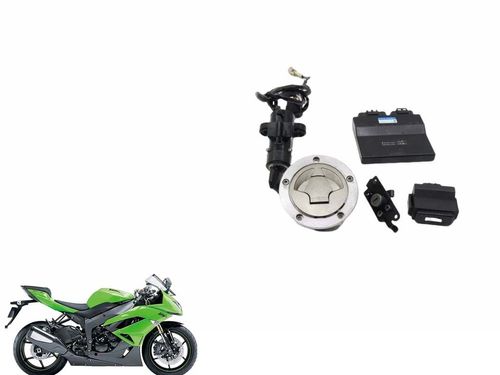 Kit Chave Ignição Kawasaki Zx 6 Zx6 09-12 Usad
