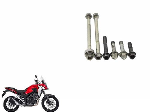 Kit Parafuso Fixação Motor Honda Cb 500 X 16-20 Usad