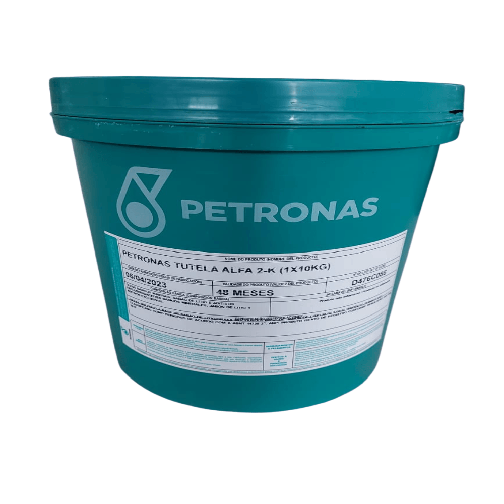Balde de 10KG Graxa de Lítio Alta Pressão Modelo Tutela Alfa 2K