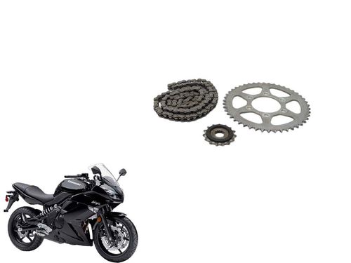 Kit Relação Com Retentor Kawasaki Ninja 650 R 11-13 Usad