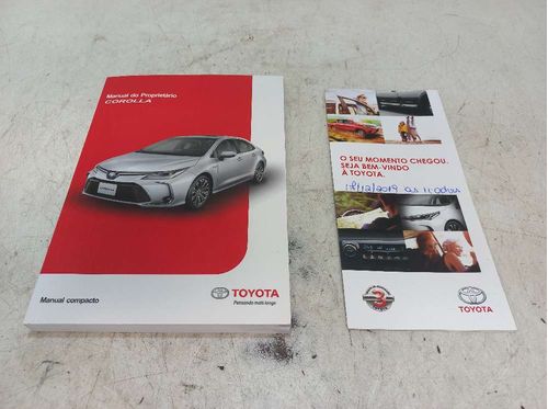 MANUAL DO PROPRIETARIO TOYOTA COROLLA 2.0 2020