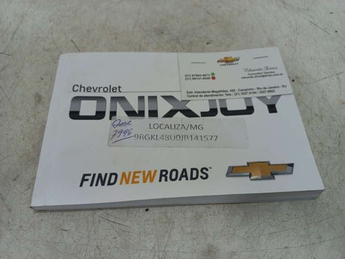 MANUAL DO PROPRIETARIO CHEVROLET ONIX 1.0 2018
