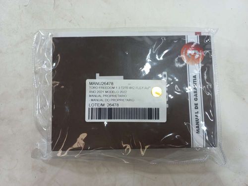 MANUAL DO PROPRIETARIO FIAT TORO 1.3 2022