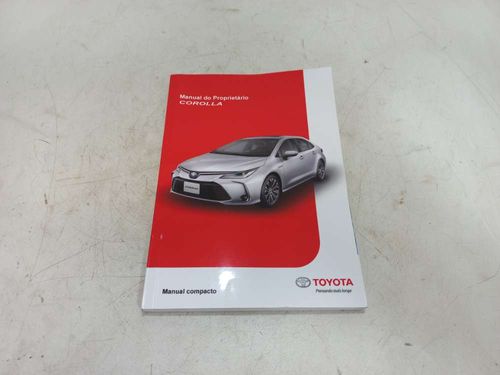MANUAL DO PROPRIETARIO TOYOTA COROLLA 1.8 2022