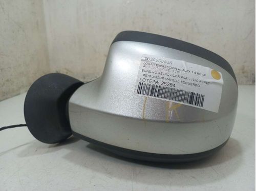 RETROVISOR MANUAL ESQUERDO RENAULT LOGAN 1.6 2011