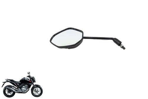 Espelho Retrovisor Esquerdo Honda Cb 250 F Twister 16-22c/detalhe