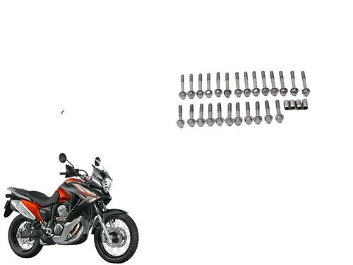 Kit Parafusos Tampas Honda Xl 700 V Transalp 11-14