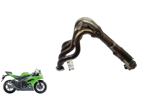 Curva Escapamento Kawasaki Zx 6 Zx6 09-12 Usad