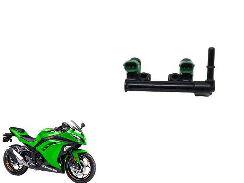 Flauta + Bicos Injetores Kawasaki Ninja 300 13-18 Usad