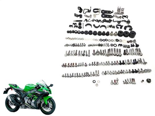 Kit Parafuso Chassis Kawasaki Zx 10 Zx10 16-21