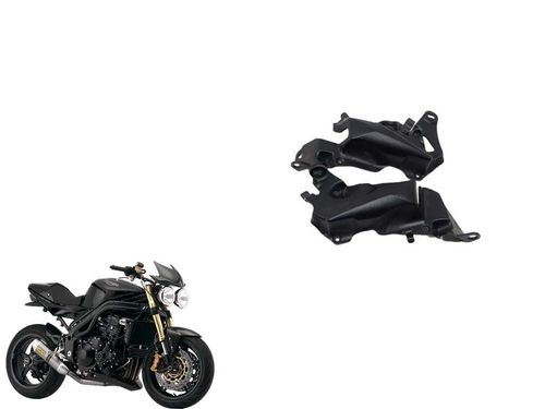Acabamento Coluna Direção Par Triumph Speed Triple 1050 12-15