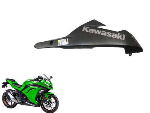 Spoiler Inferior Direito Kawasaki Ninja 300 13-18c/detalhe