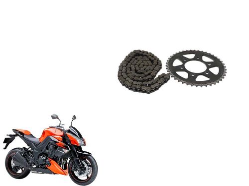 Coroa e Corrente Kawasaki Z 1000 Z1000 10-13