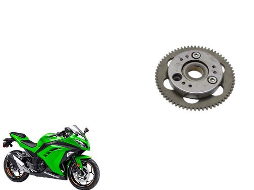 Placa de Partida Kawasaki Ninja 300 13-18c/detalhe