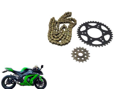 Kit Relação Com Retentor Kawasaki Zx 10 Zx10 11-15