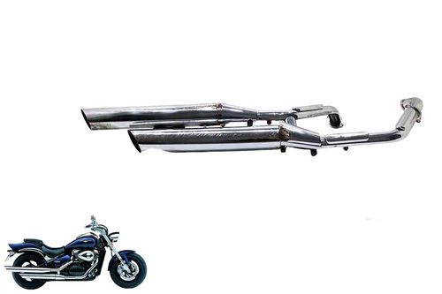 Escapamento Suzuki Boulevard M800 06-08c/detalhe