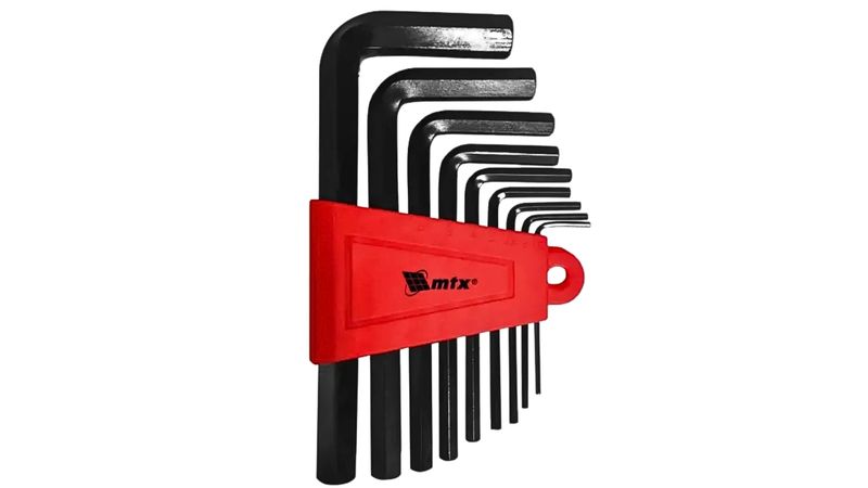 JOGO DE CHAVE ALLEN 1,5 A 10MM COM 09 PECAS - 112269 - MTX
