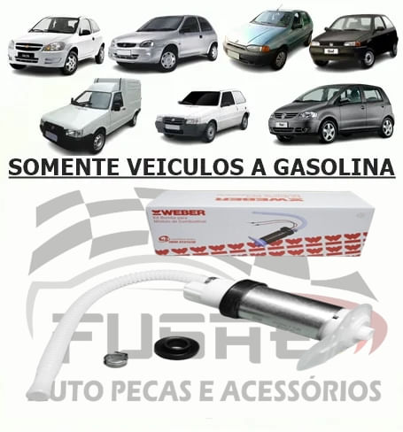BOMBA ELÉTRICA DE COMBUSTÍVEL (REFIL) GASOLINA WEBER