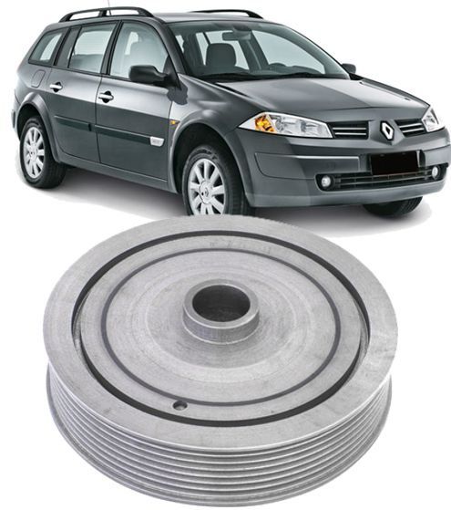 Polia do Virabrequim Megane Scenic Fluence 2.0 16v Após 2007 - 8200619927