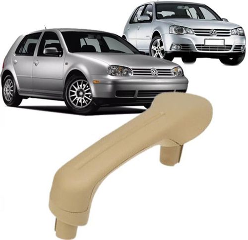 Puxador Porta Traseira Direita Bege Caramelo Do Golf Bora de 1999 à 2013