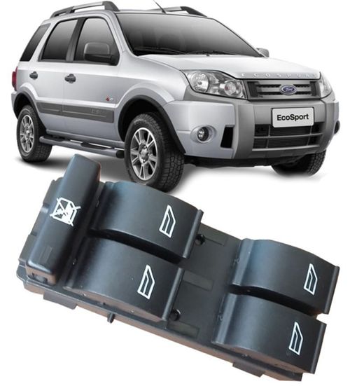 Botao Quadruplo Vidro Eletrico Ecosport 2008 à 2012