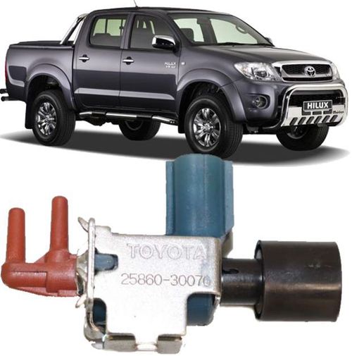 Valvula Solenoide Vacuo Toyota Hilux 3.0 e 2.5 Diesel de 2005 à 2015 - 25860-30070