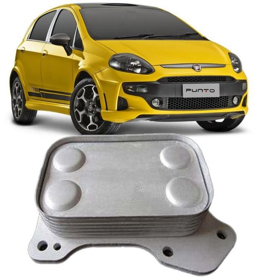 Resfriador Radiador de Oleo Motor Linea Bravo Punto T-jet 1.4 16v Turbo