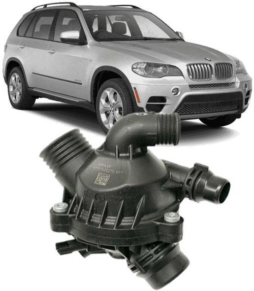 Carcaca Com Valvula Termostatica Bmw X5 e X6 3.0 L6 Turbo ou Aspirado - 11537550172