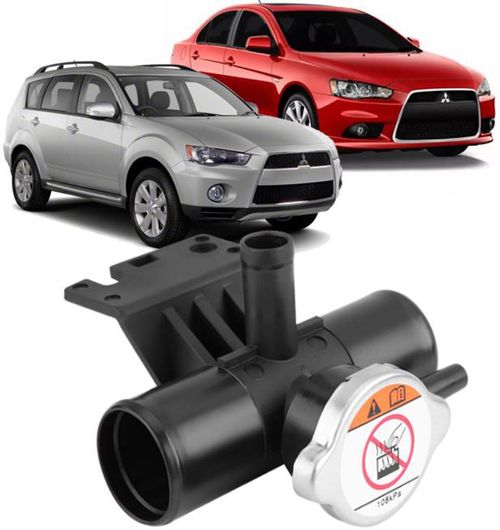 Tampa Radiador Flange Mitsubishi Asx Lancer e Outlander 2.0 2.4 3.0 V6