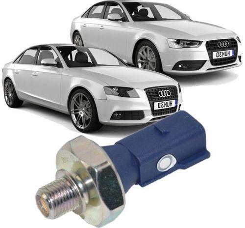 Sensor Interrutor de Óleo Motor Jetta Tiguan Audi Azul - 06H919081A