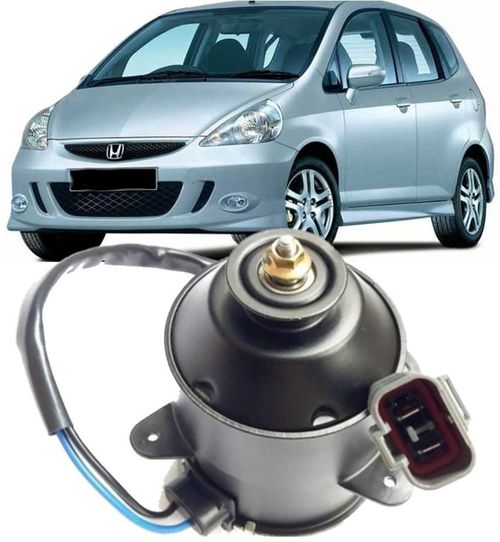 Motor Ventoinha Radiador Honda Fit 2003 à 2008 Crv de 2007 à 2012