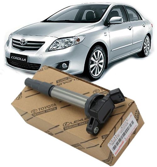 Bobina de Ignição Corolla 1.8 16v Flex E 2.0 16v Flex de 2009 à 2019 - 90919-02258 - Original