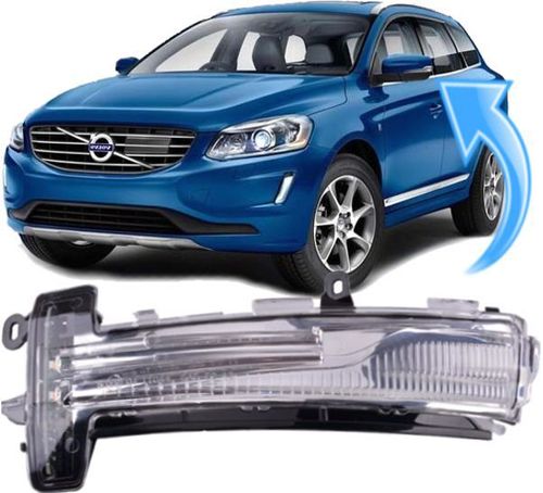 Pisca Seta Retrovisor Volvo Xc60 de 2014 à 2017 - Ld Esquerdo