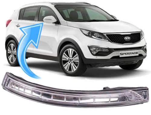 Pisca Seta Retrovisor Kia Sportage de 2011 à 2015 - Ld Direito