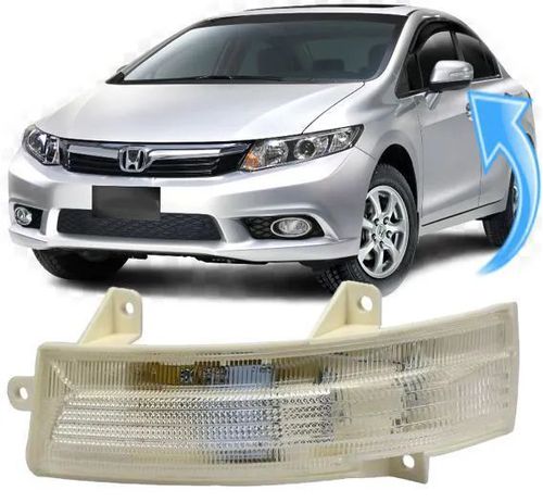 Pisca Seta Retrovisor New Civic de 2012 à 2016 - Ld Esquerdo