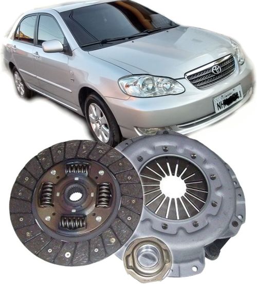 Kit De Embreagem Toyota Corolla 1.6 e 1.8 16v de 2003 à 2008