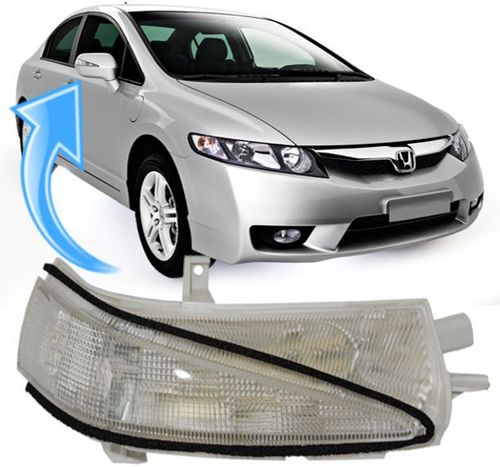 Pisca Seta Retrovisor New Civic de 2007 à 2011 - Ld Direito