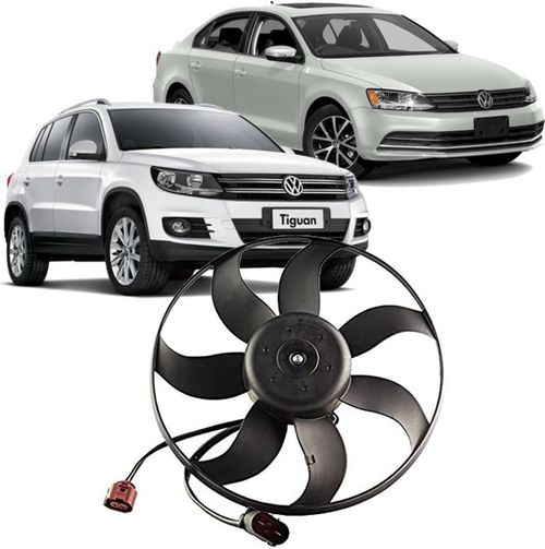 Eletroventilador Da Ventoinha Grande Audi A3 Tt Passat Jetta Tiguan 2.0 Turbo E 2.5 5cc