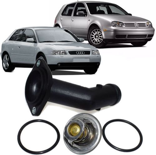 Valvula Termostatica Audi A3 A4 A6 Golf 1.8 20v Turbo de 1997 à 2006 - 06A121121C
