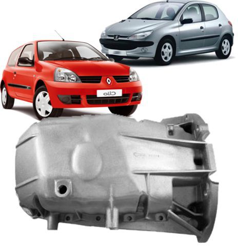 Carter de Oleo do motor Clio e Peugeot 206 1.0 16v à Gasolina - 0301.K3