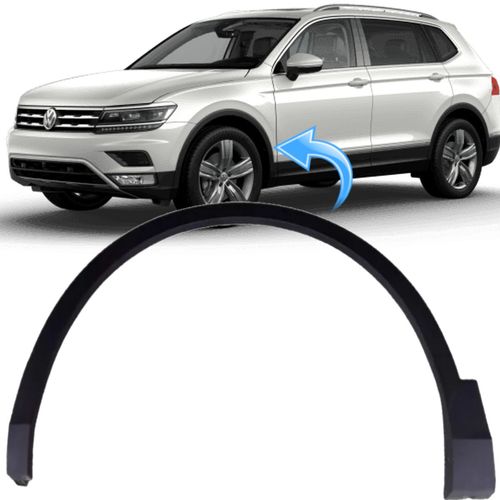 Moldura Friso do Paralama Tiguan 250 1.4 Tsi de 2018 À 2021 - Dianteiro Esquerdo