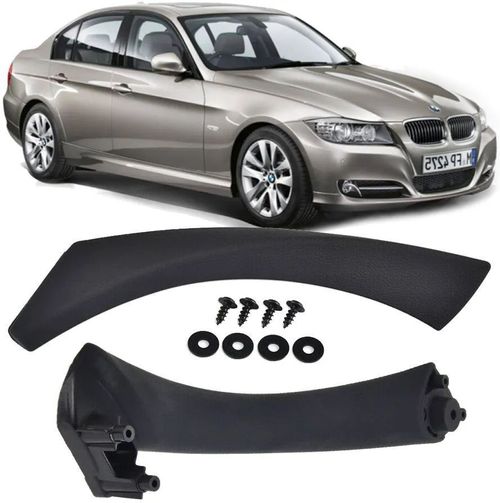 Puxador Porta Direita Bmw 320i 325i 330i 328i 335i E90 E91 de 2005 à 2012 - Preto