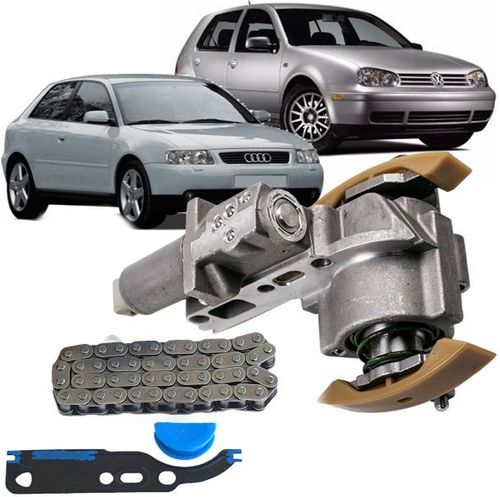 Tensor + Corrente Do Comando Audi A3 A4 Tt Golf E Touareg Com Sensor - Completo