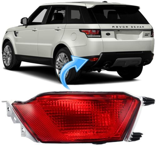 Lanterna De Neblina Parachoque Traseiro Esquerdo Range Rover Sport De 2014 À 2017